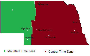 nebraska map zone zones omaha usa counties right current mountain central ne cities line timezone bdsm